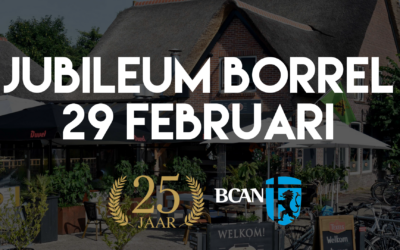 29 februari | BCAN 25 jarig jubileum borrel